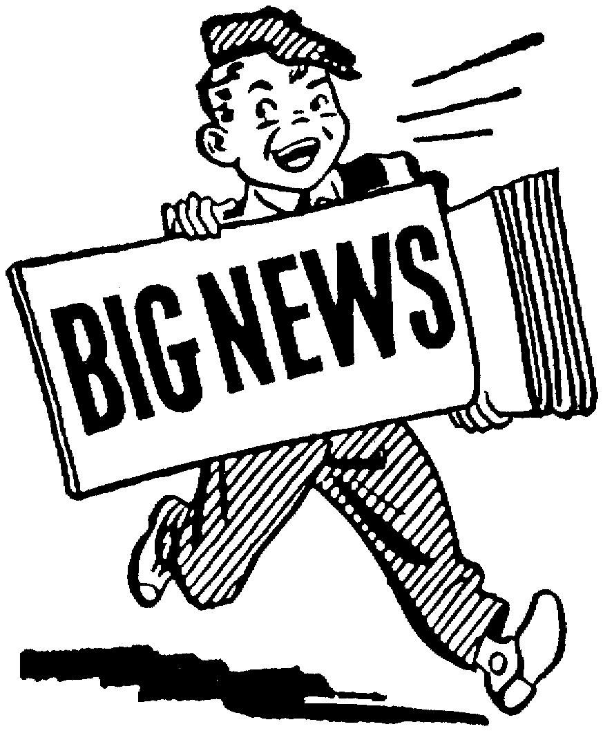News clipart extra extra read all about it, News extra extra