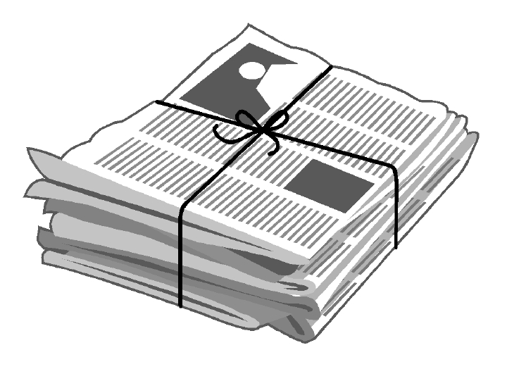 newspaper clipart old