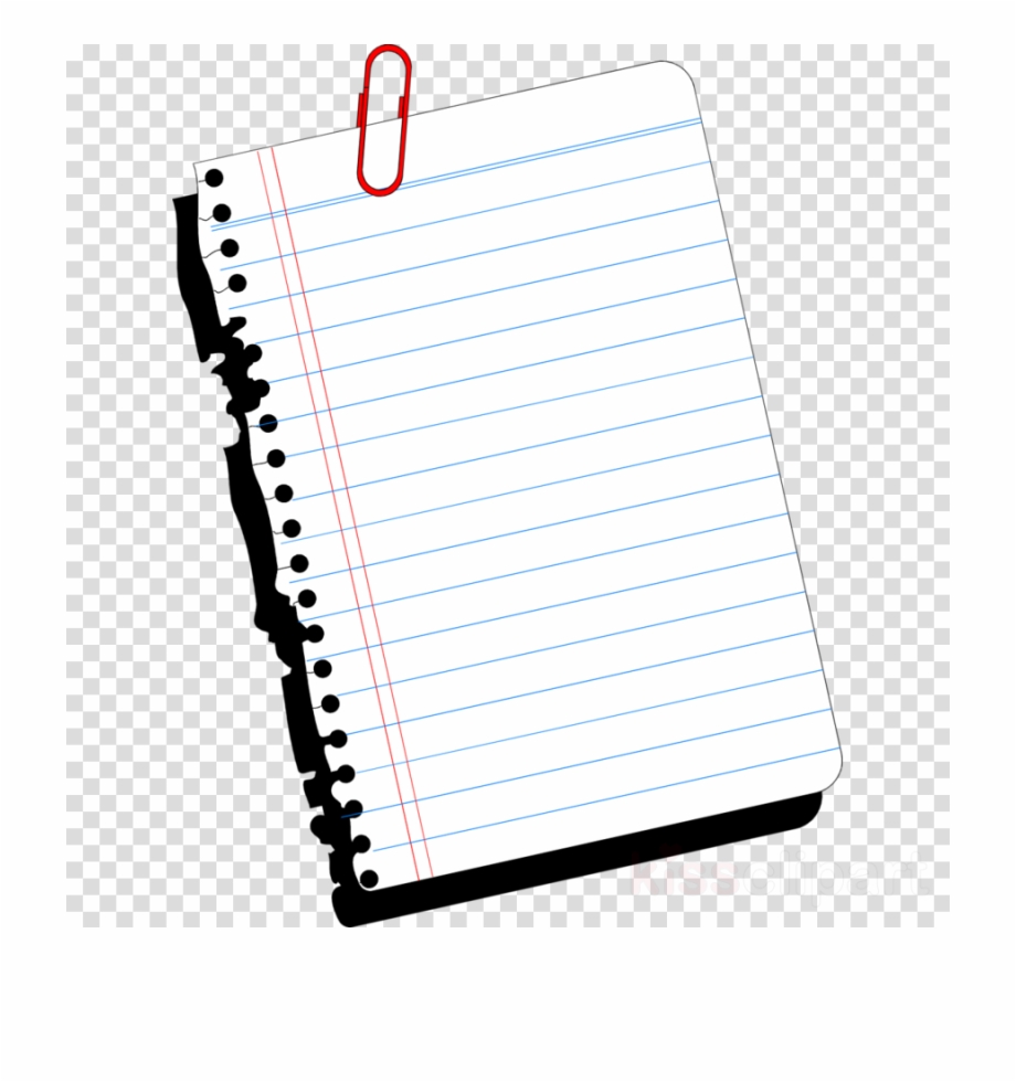 Notebook Paper Transparent Clipart Paper Notebook Clip