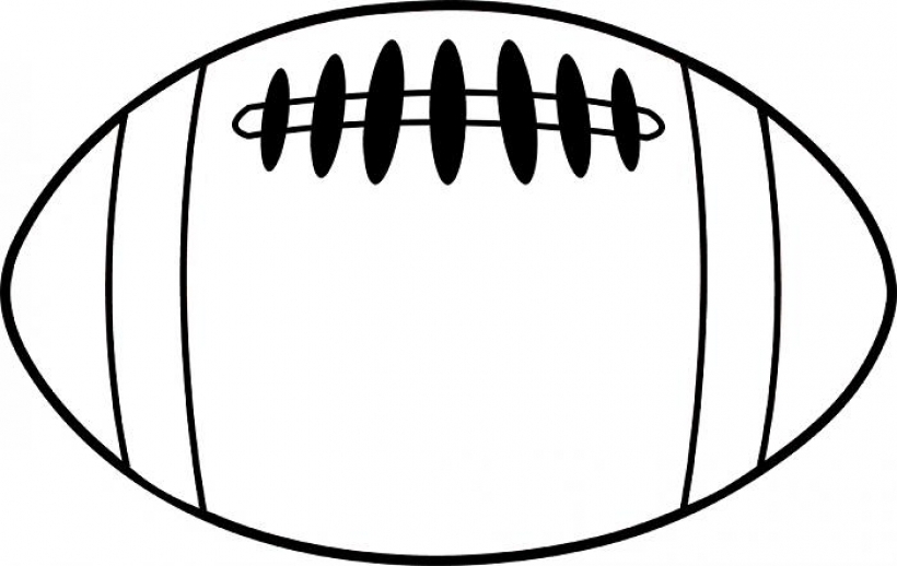 Free Football Clipart Black And White