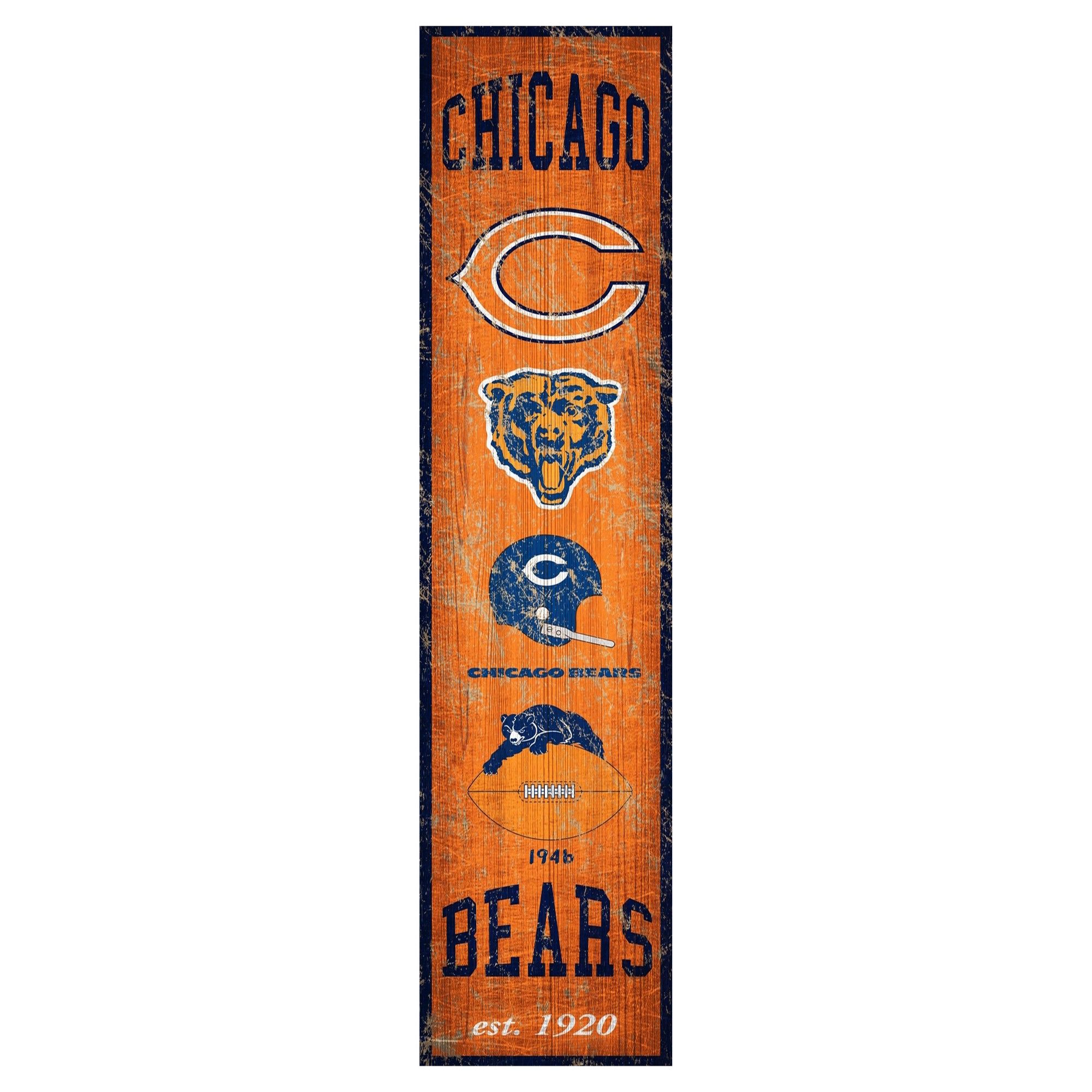 NFL Chicago Bears Fan Creations Heritage Banner Vertical