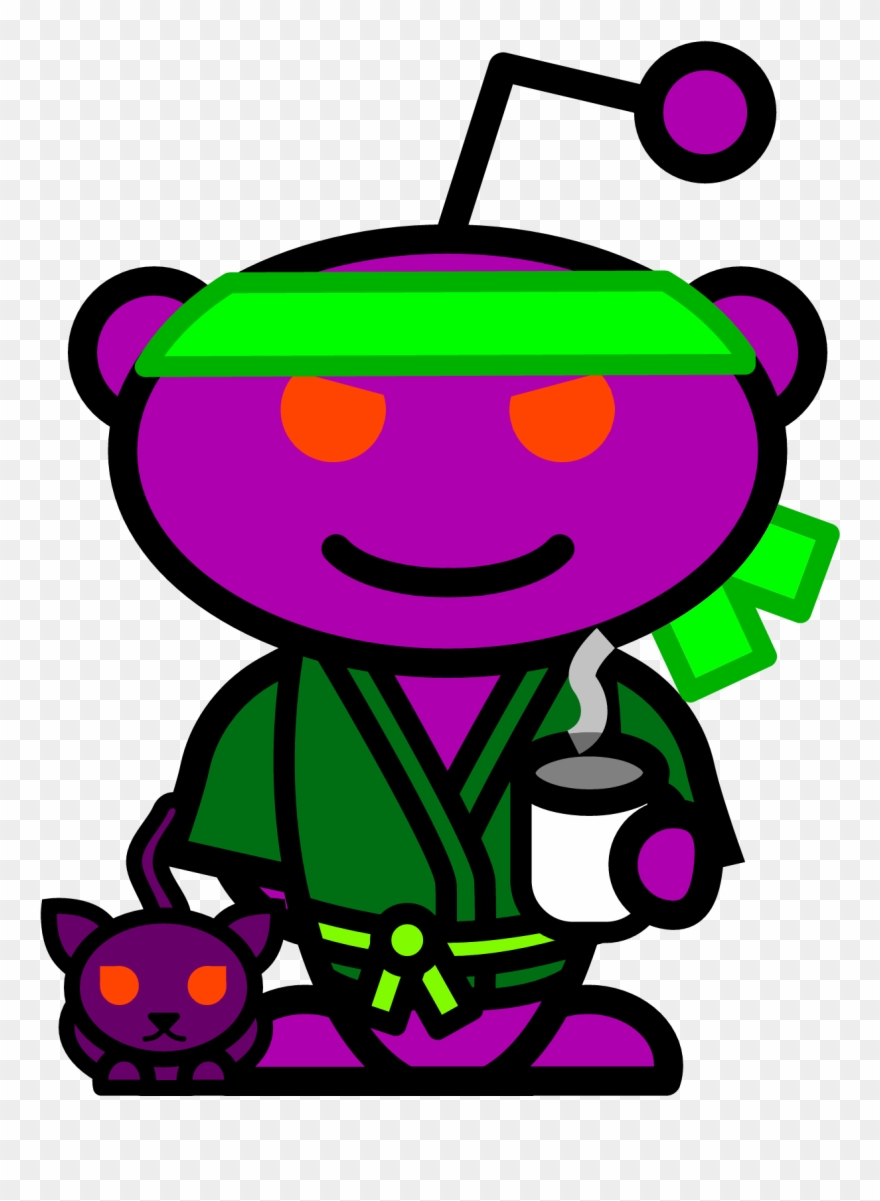 My Snoovatar Is A Purple Robot Ninja