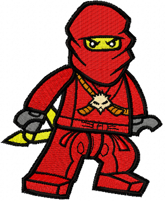 ninja clipart red