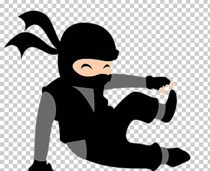 Ninja warrior illustration.