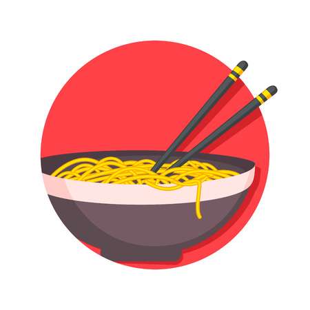 Chinese noodle clipart