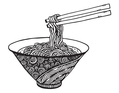 Doodle noodle bowl.
