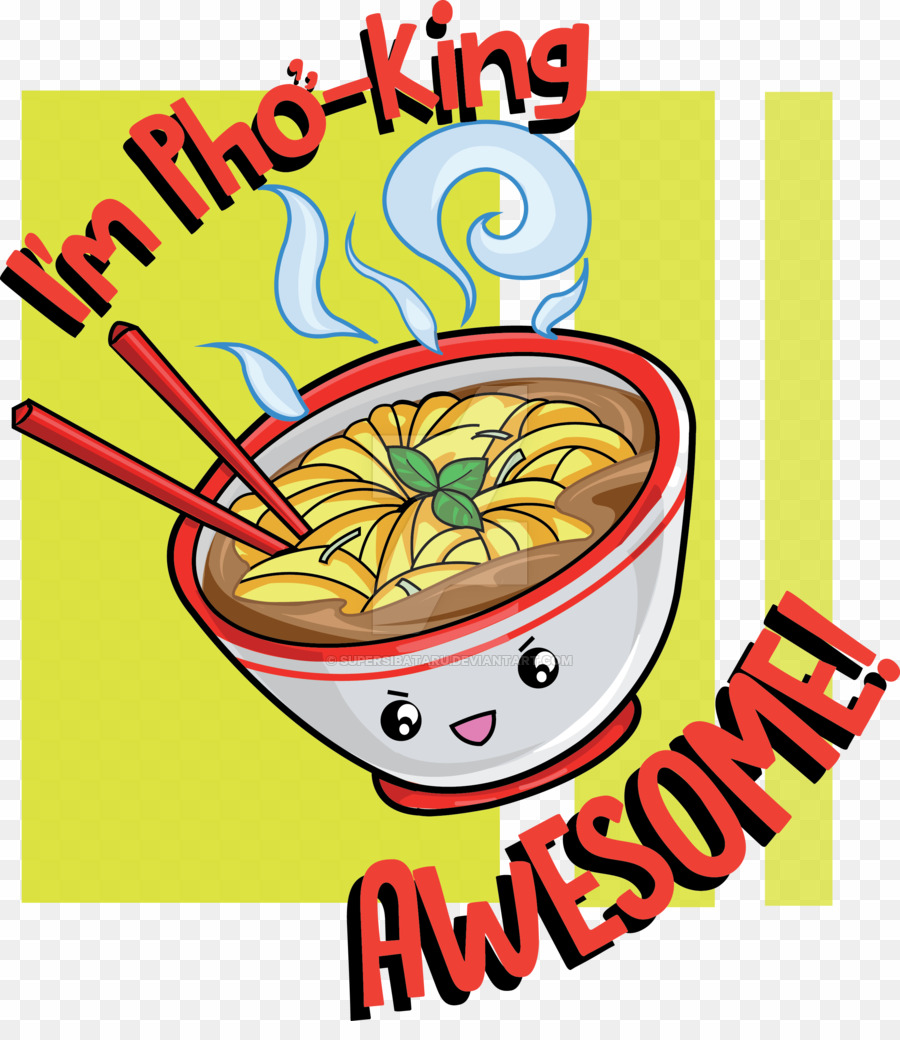 Pho noodles art.