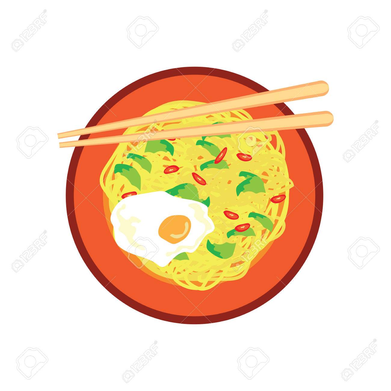 Noodle Clipart yellow