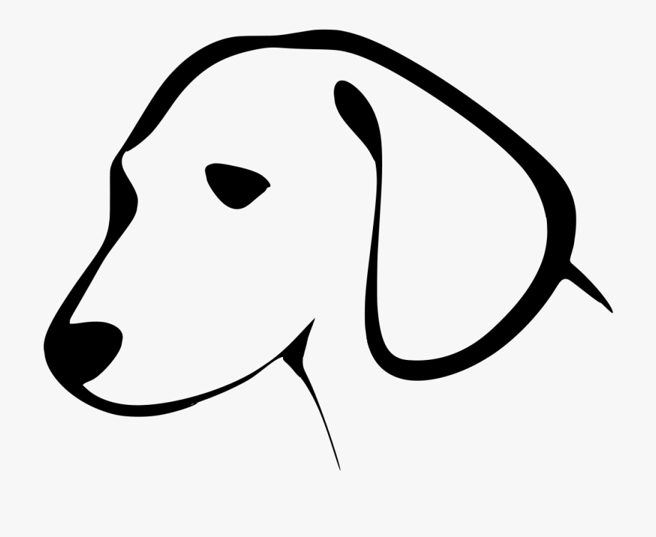 Black And White Dog Clipart , Png Download