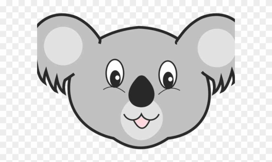 Koala clipart nose.