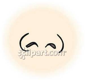 Small nose clipart.