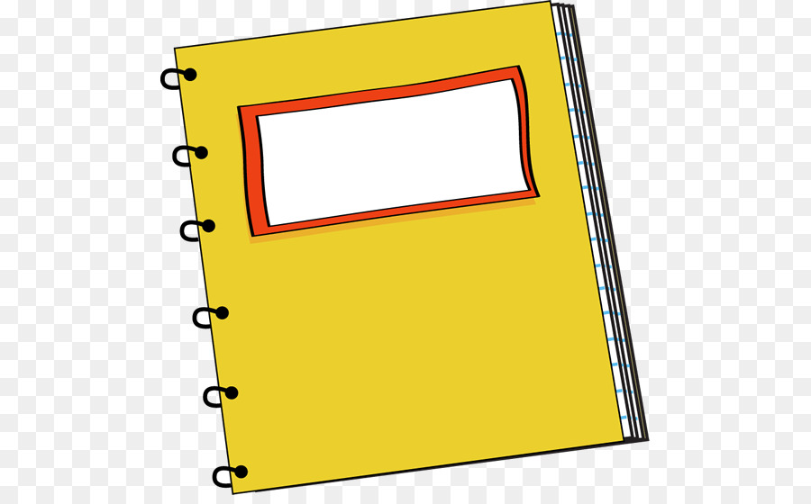 Notebook paper clipart.