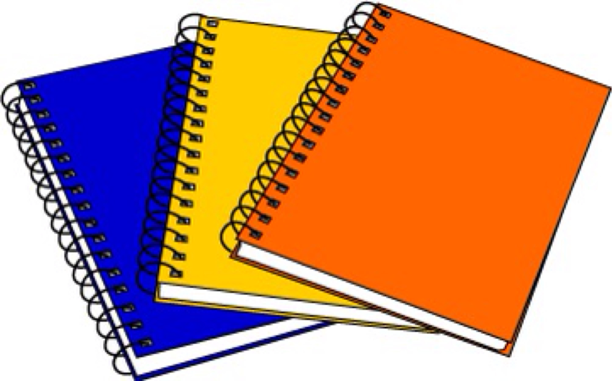 Notebook clipart printable.