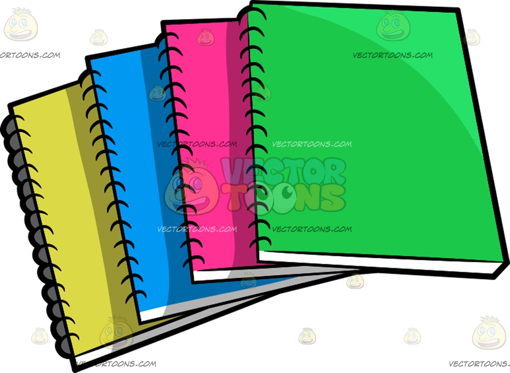 Notebooks clipart free.