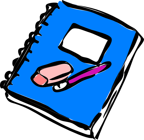 Cartoon notebook clipart images gallery for free download