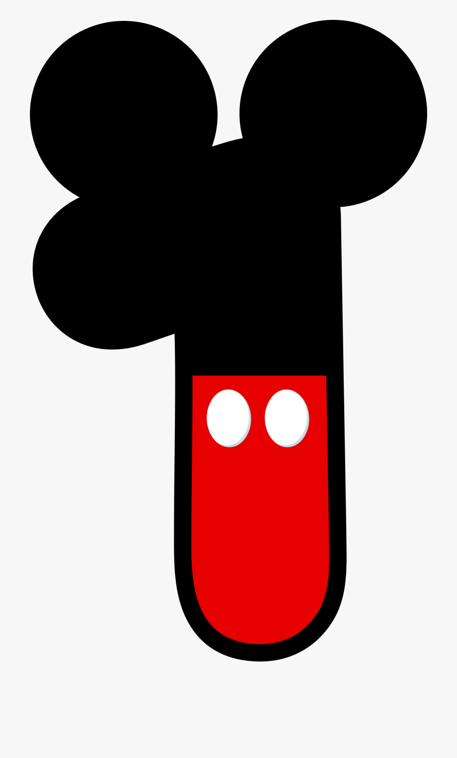 Letter clipart mickey.