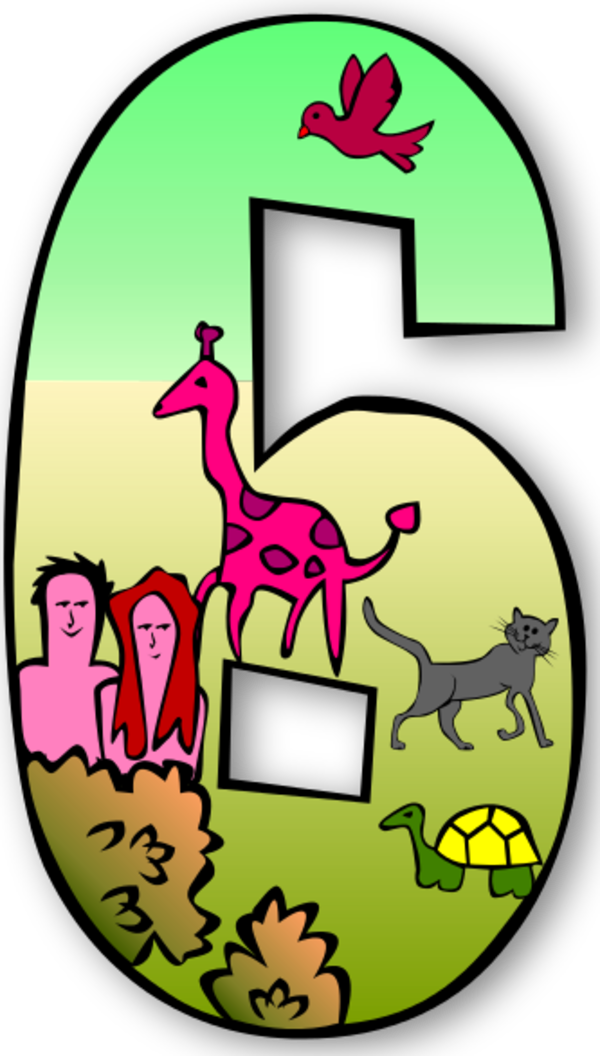 Number clipart creation.