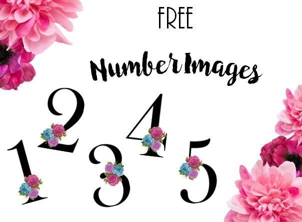 Free number clipart.