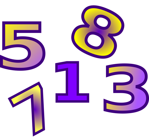 Clipart numbers jumbled.