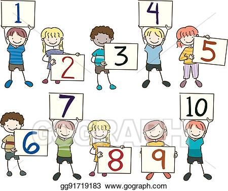 number clipart preschool