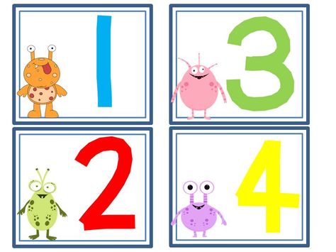 Printables number chart.
