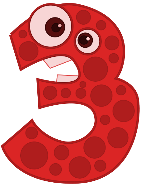 numbers clipart animal