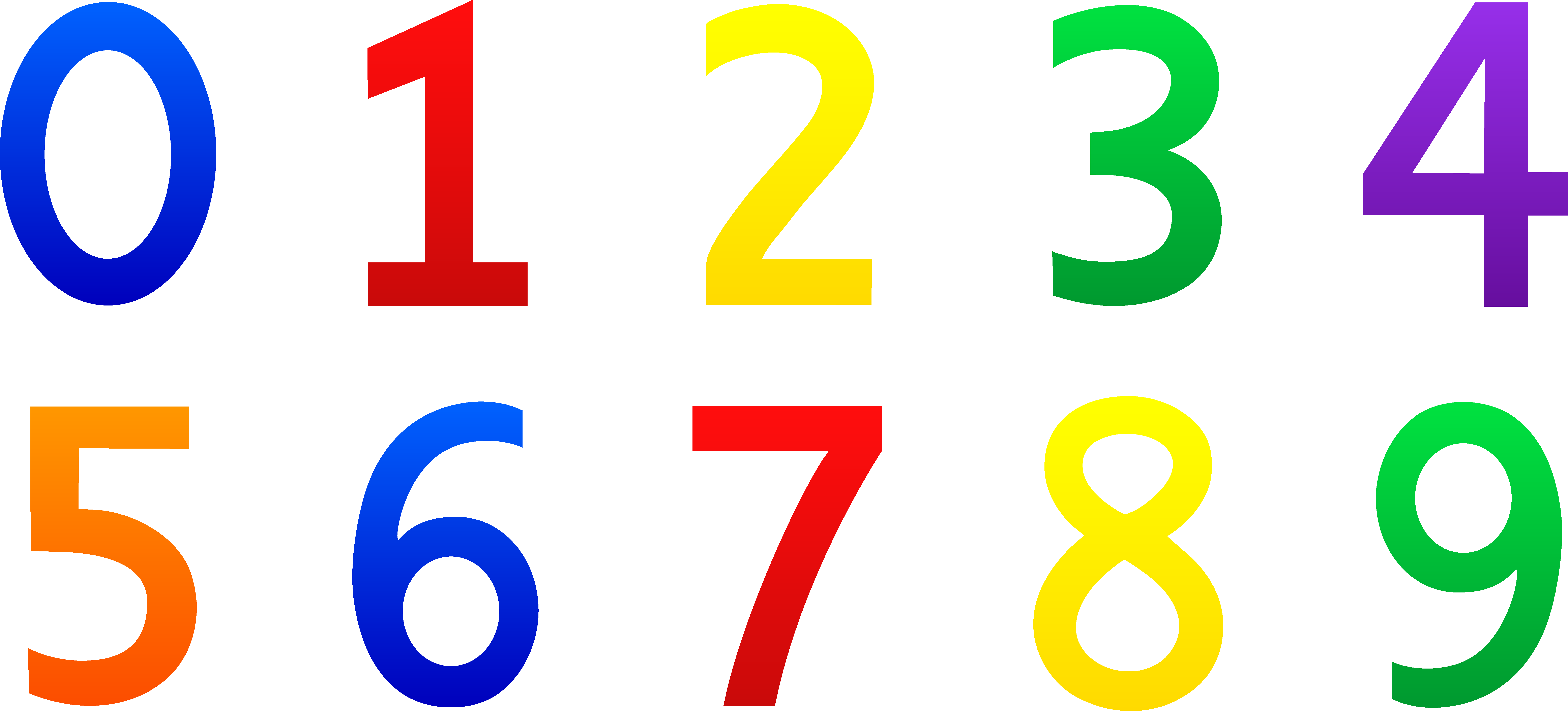 Free images numbers.