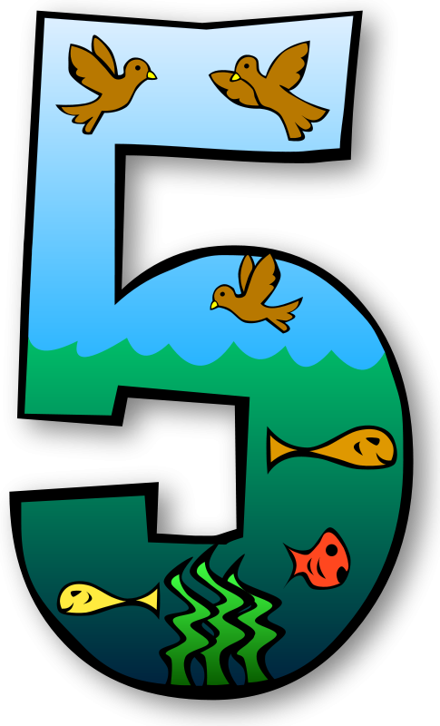 numbers clipart creation