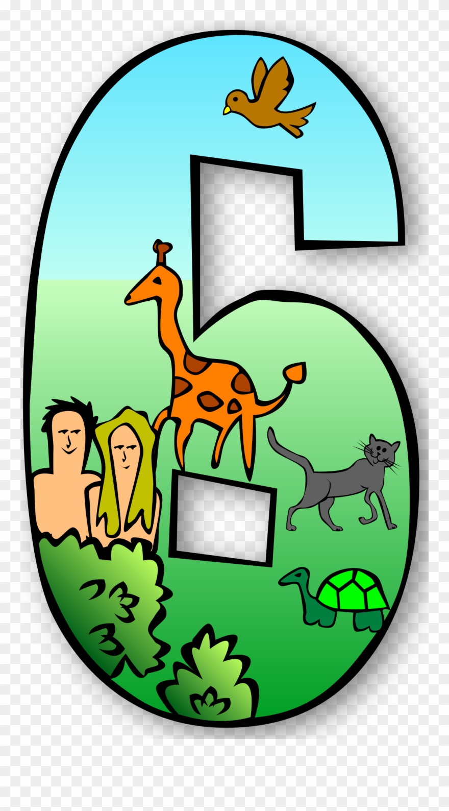 Free Clipart Creation Days Numbers Gerald G