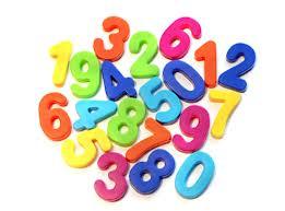 Jumbled numbers clipart.