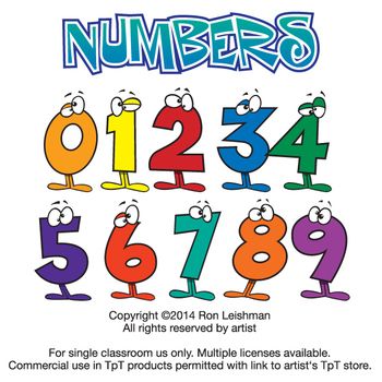 numbers clipart kindergarten