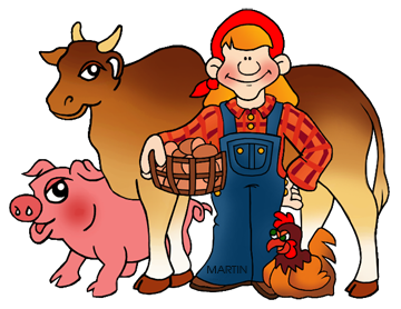 Free Ranching and Farming Clip Art by Phillip Martin