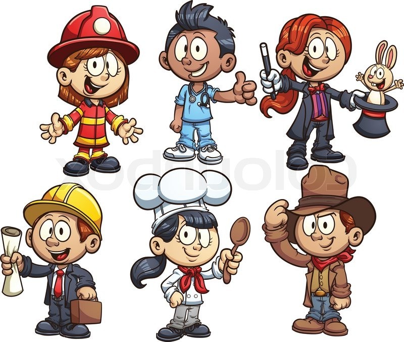 Occupations clipart for kids