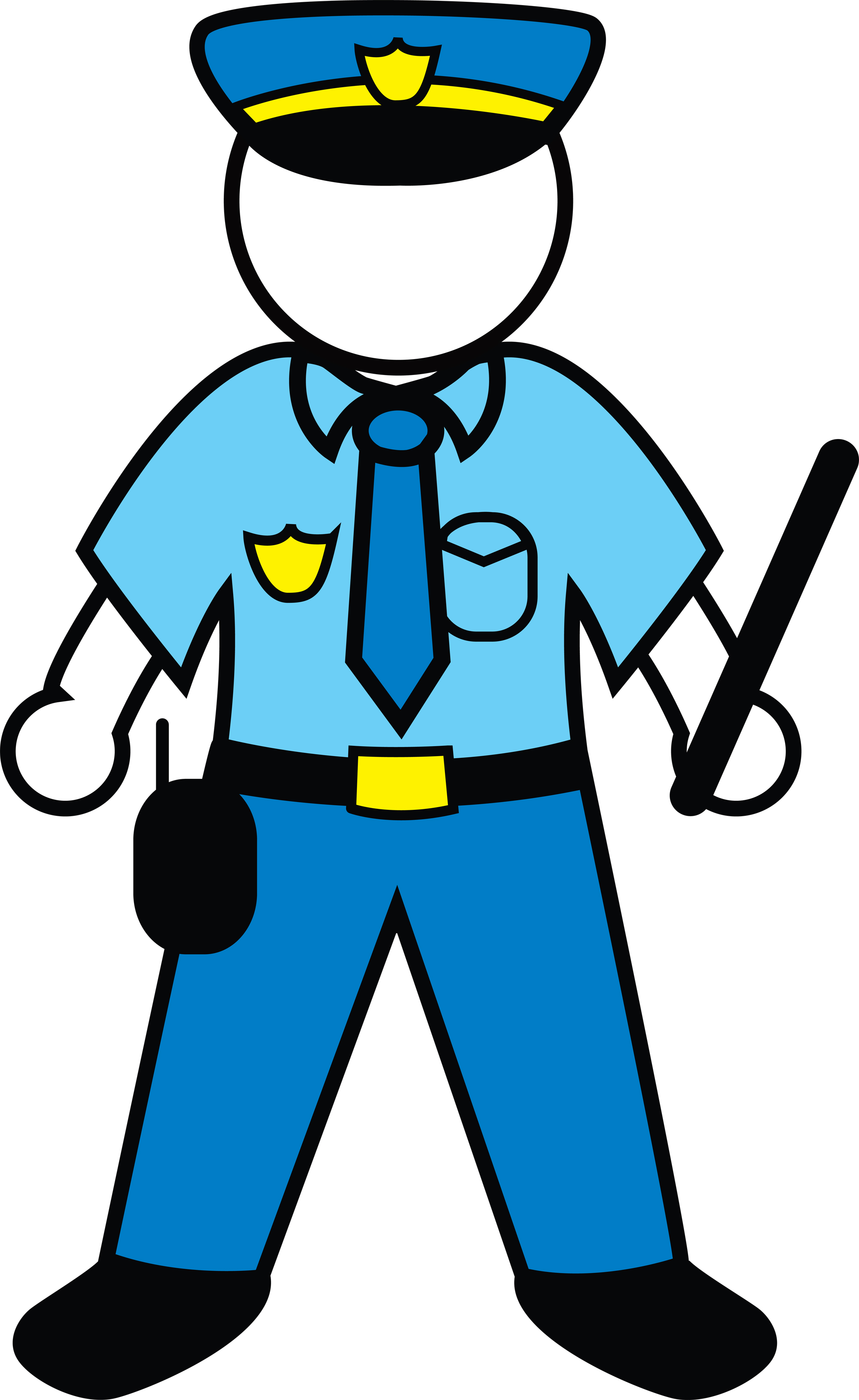 Clip art police officer uniform clipart kid