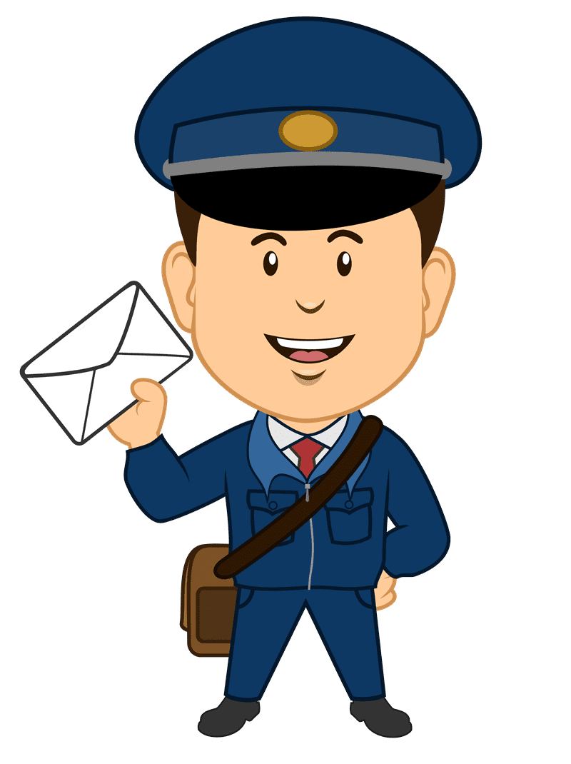 Mailman clipart sent, Mailman sent Transparent FREE for