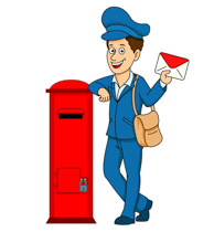 occupation clipart postman
