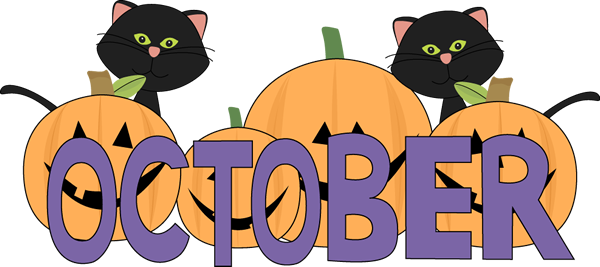October month clipart.