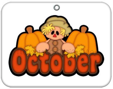 October clipart free.