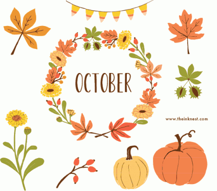 October october clipart.