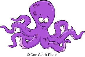 Octopus illustrations and.