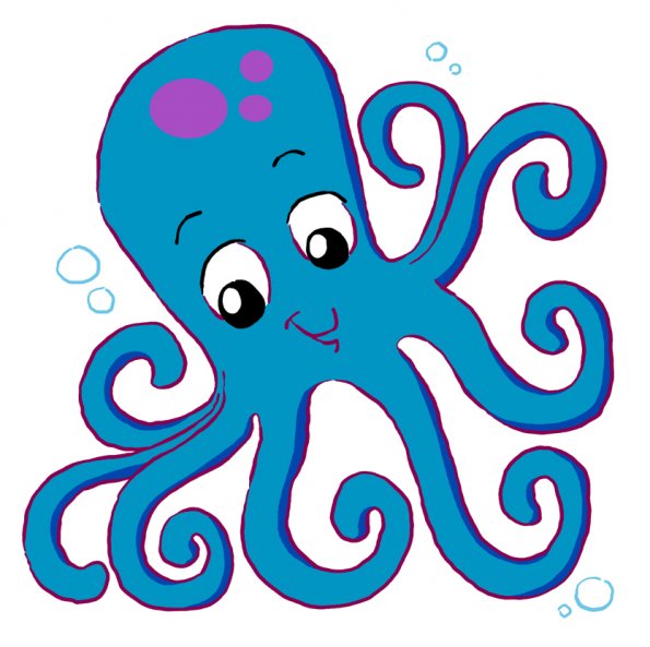 Octopus cartoon pictures.
