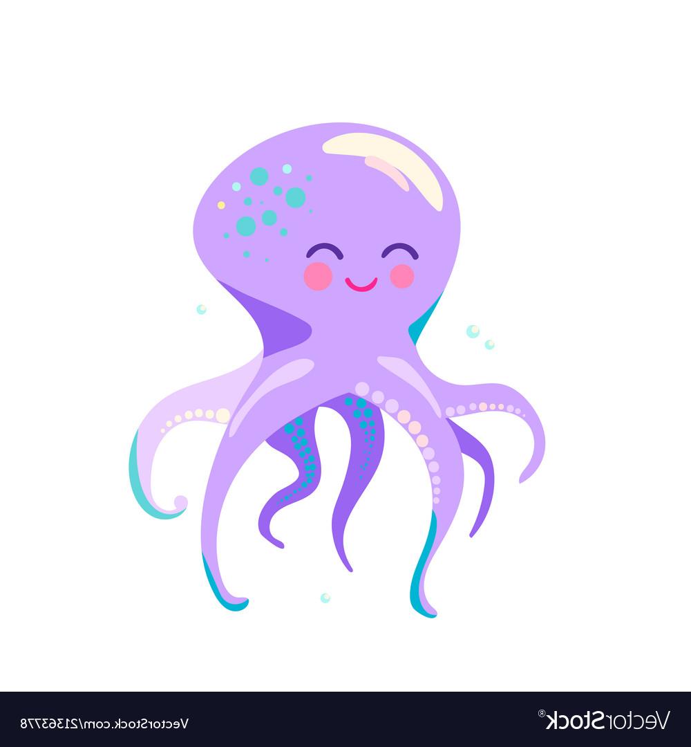 Unique Cute Octopus Vector Design