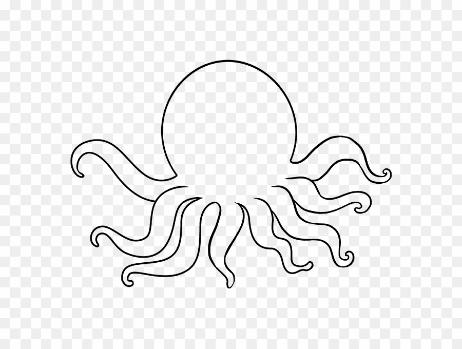Easy To Draw Octopus PNG Octopus Drawing Clipart download