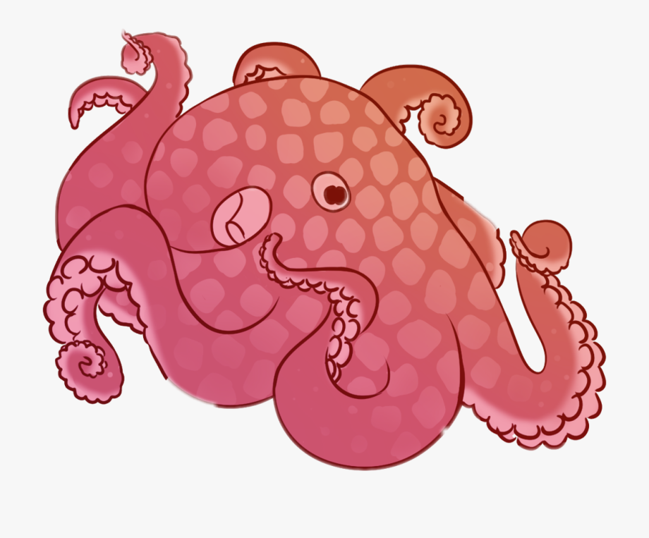 Octopus clipart kawaii.