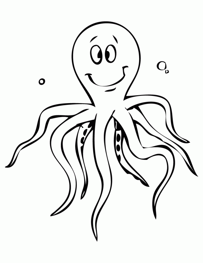 octopus clipart printable