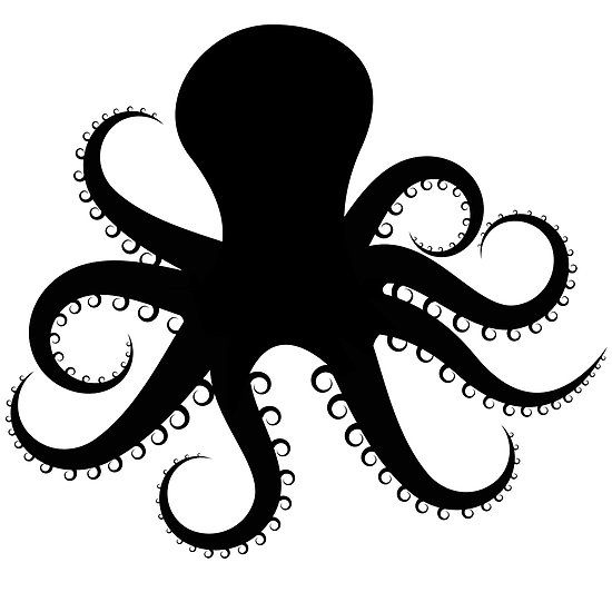 Octopus silhouette by mrrodriguez something to do clipart