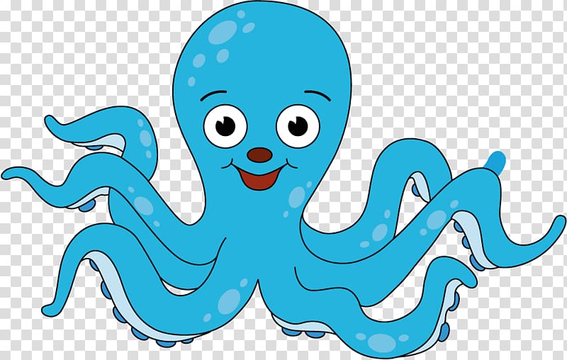 Octopus Cartoon , Baby octopus transparent background PNG