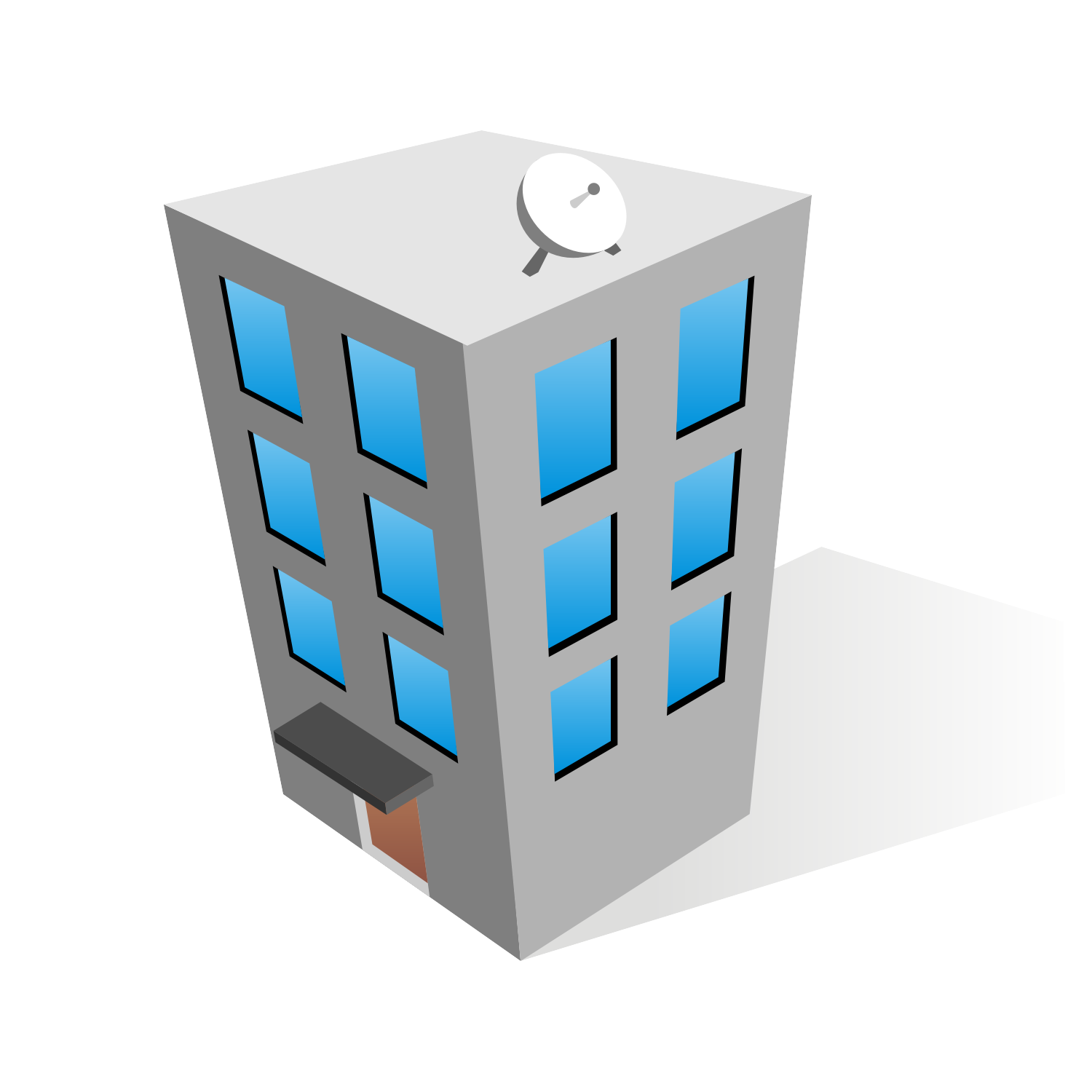 office building clipart icon