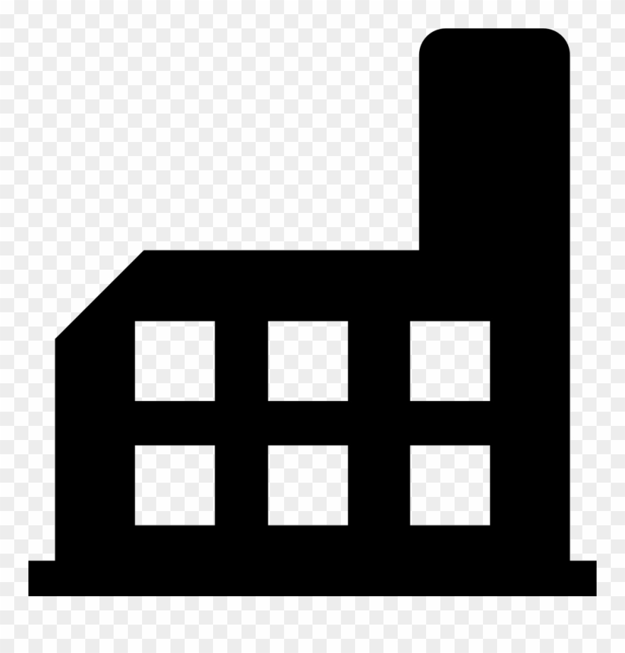 Factory Building Silhouette Svg Png Icon Free Download
