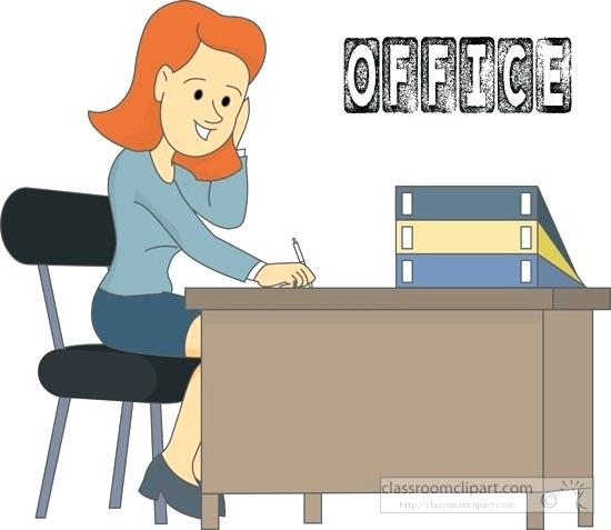 Clipart office worker